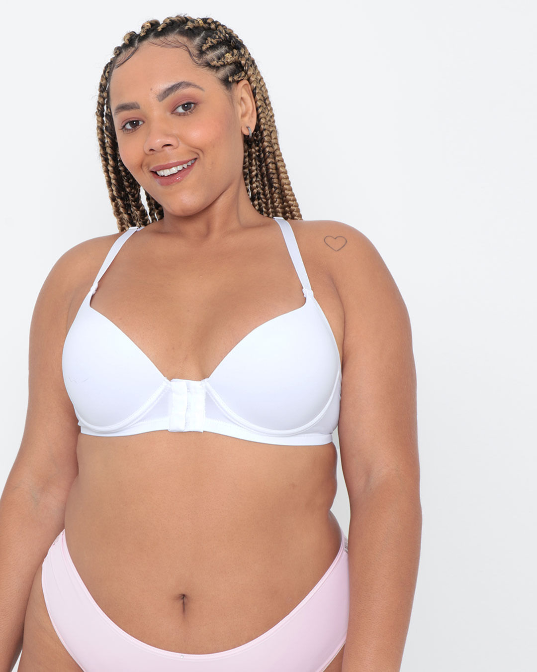 Sutiã Plus Size Nadador Branco