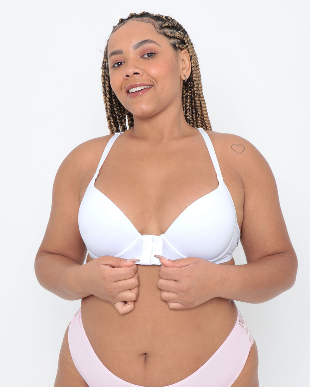 Sutiã Plus Size Nadador Branco