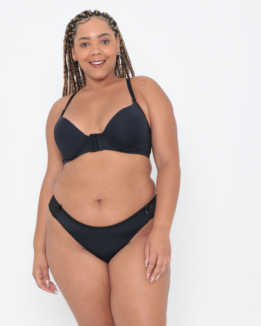 Sutiã Plus Size Nadador Preto