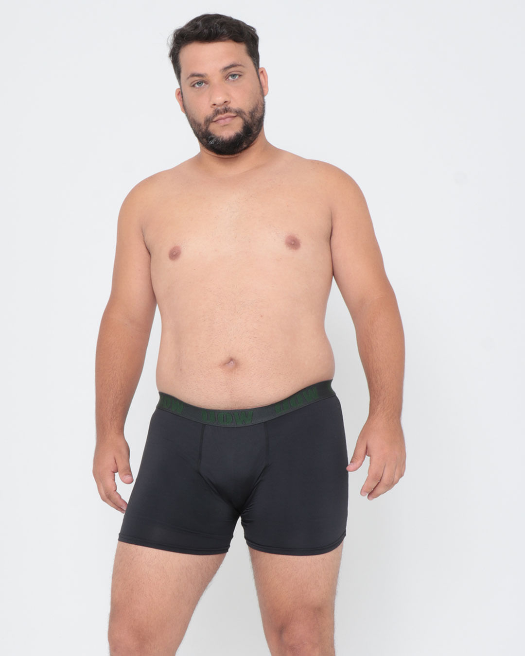 Cueca Plus Size Boxer Preta