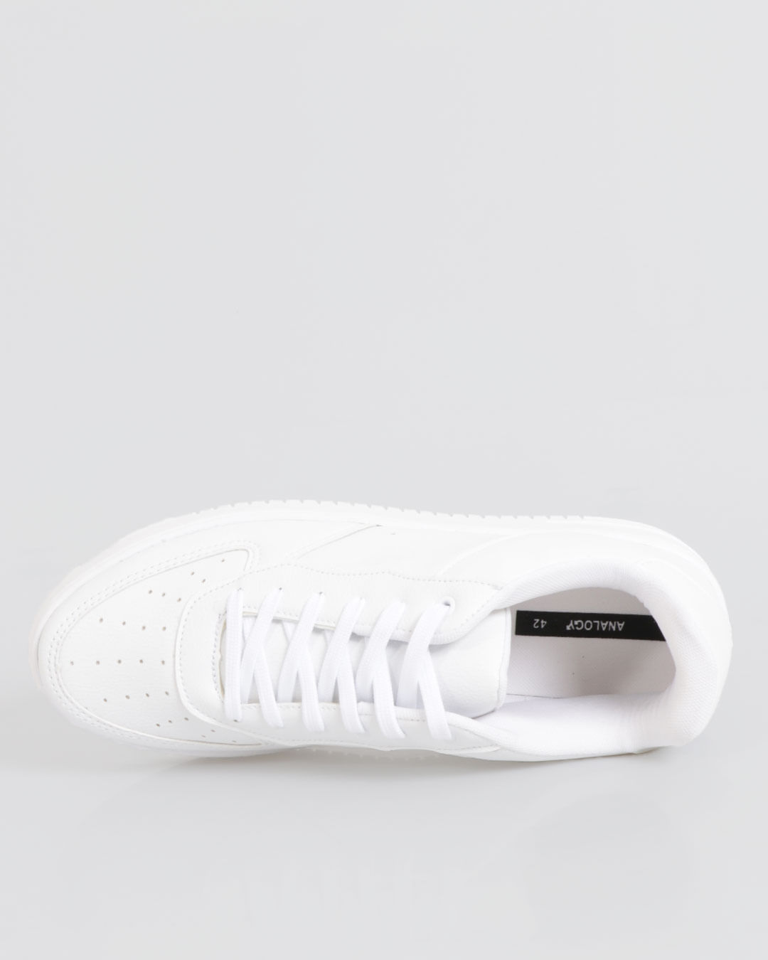 Tênis Flatform Dafiti Shoes Recortes Branco - Compre Agora