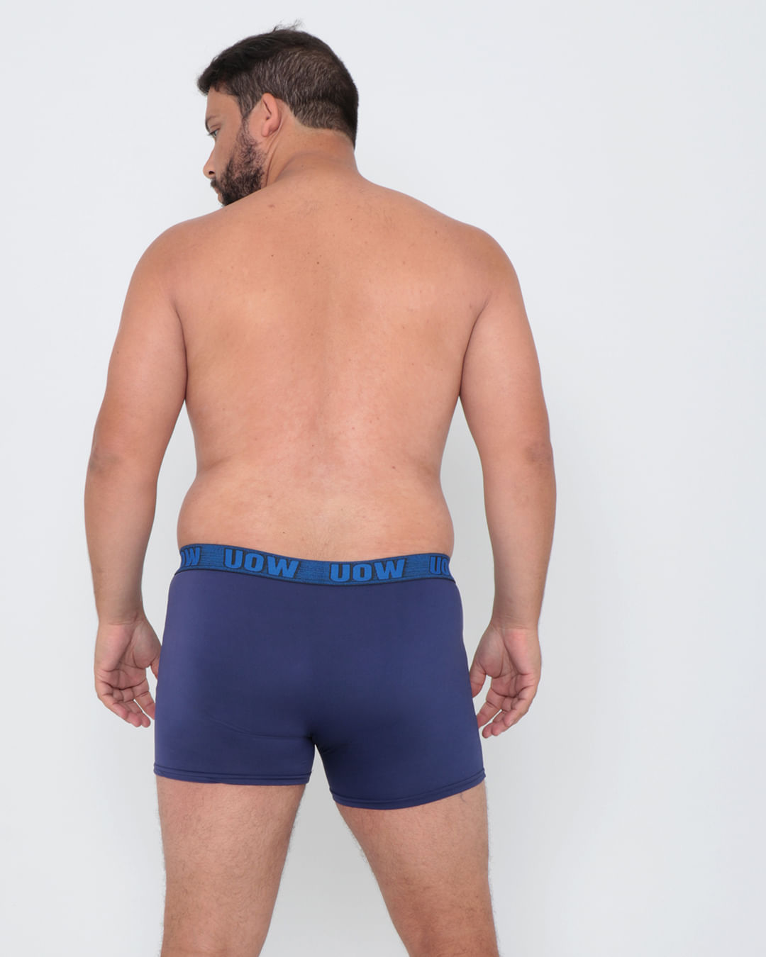 Cueca Aeropostale Boxer Modal Listrada Turquesa / Marinho - Sea