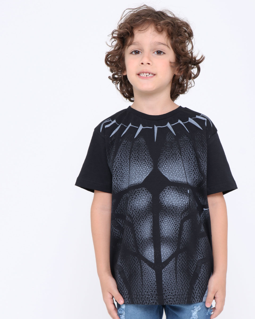 Camiseta Infantil Pantera Negra