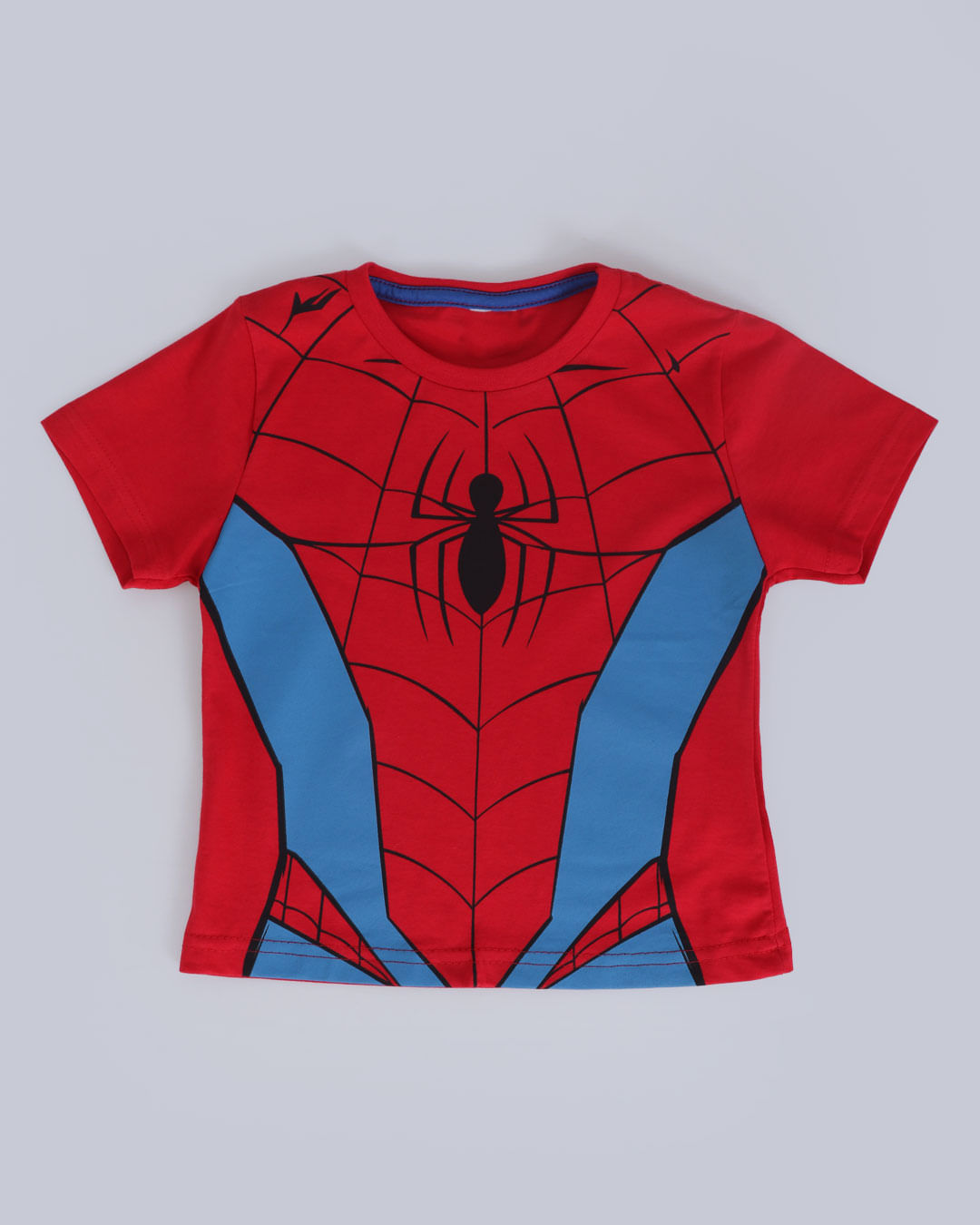 Camiseta Bebê Homem Aranha Manga Curta Marvel Vermelha