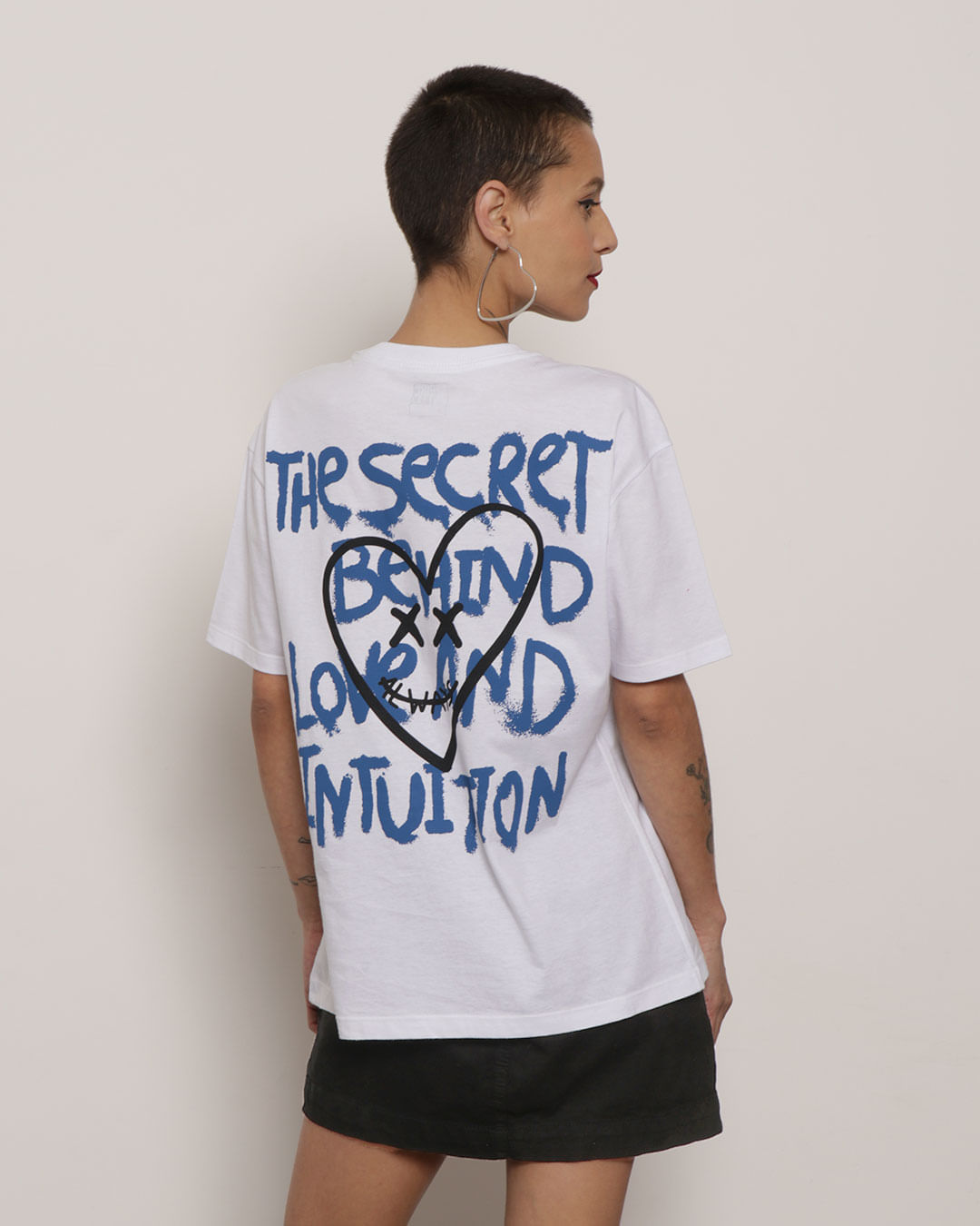 Blusa t-shirt camiseta feminina estampada - R$ 49.99, cor Branco