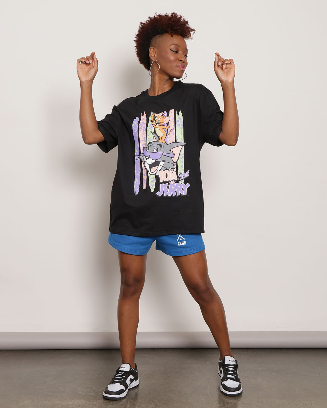 Disney Camiseta feminina Lilo & Stitch com desenho colorido com texto,  Preto, G