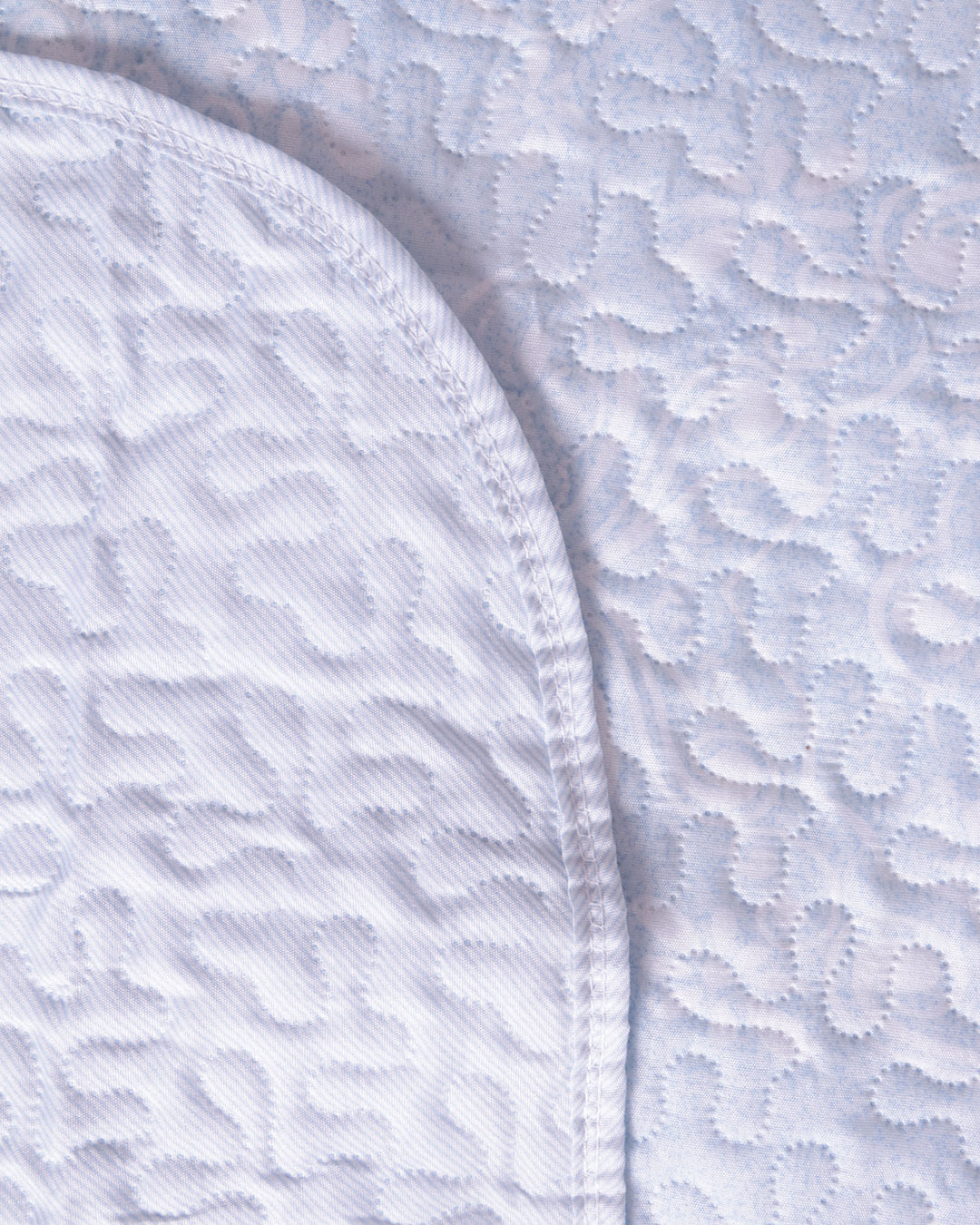 White Cotton Chenille Fabric