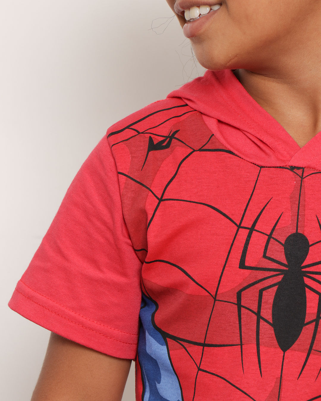 Pijama Infantil Homem Aranha Capuz Marvel Tam 2 a 10