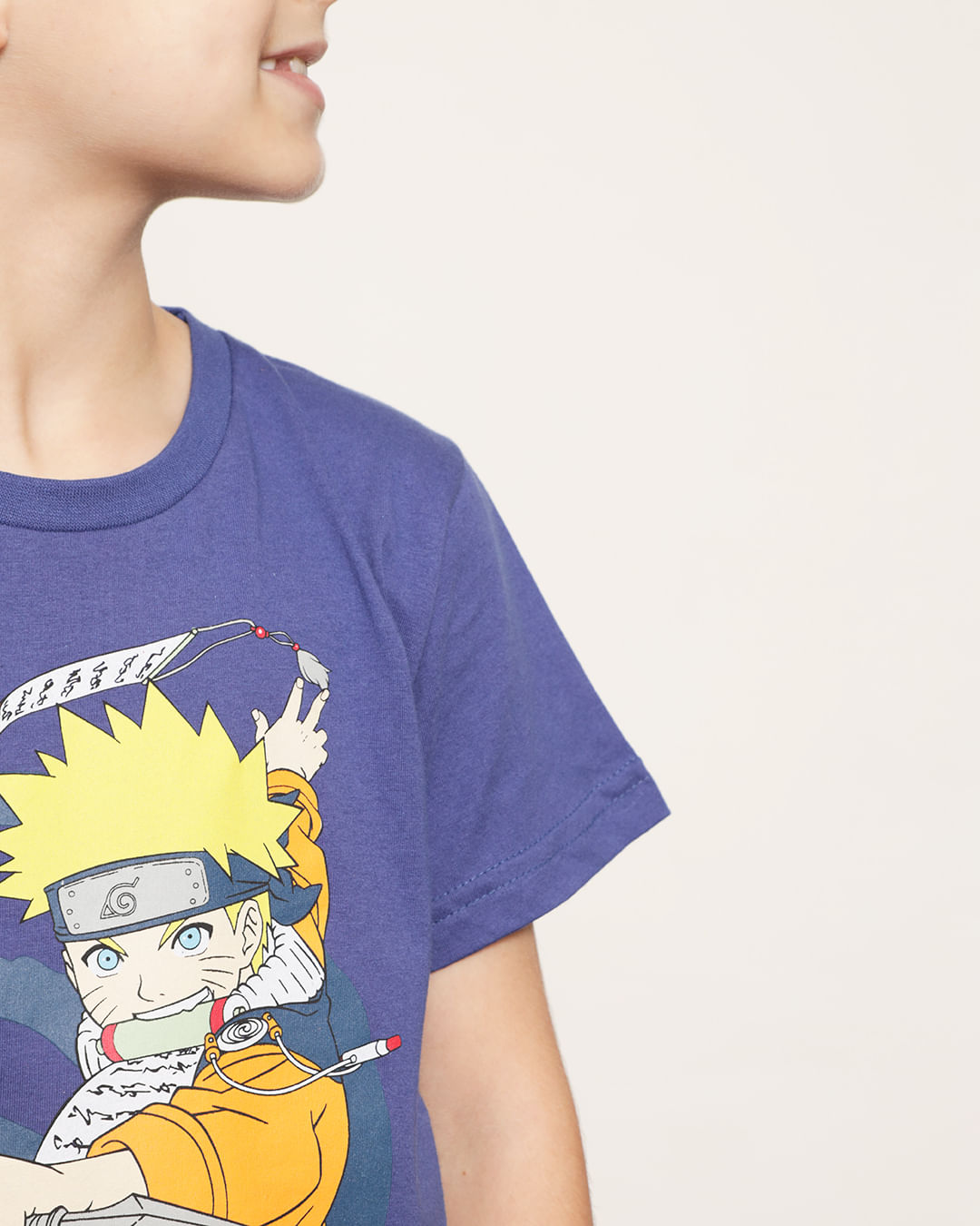 T-shirt de manga curta para menino e menina, top de manga curta com desenho  animado