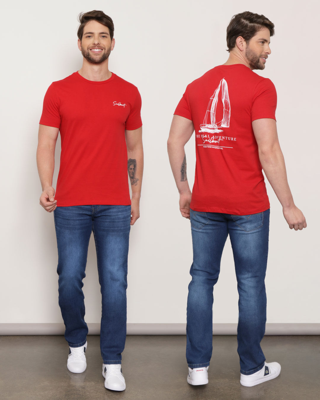 Camiseta 50000266 Real Adventure Verm P/ - Vermelho Escuro