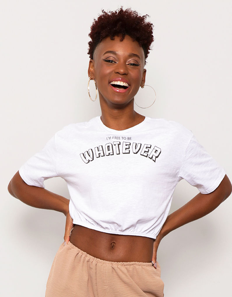 Blusa Tt588 Mc Whatever Silk - Branco