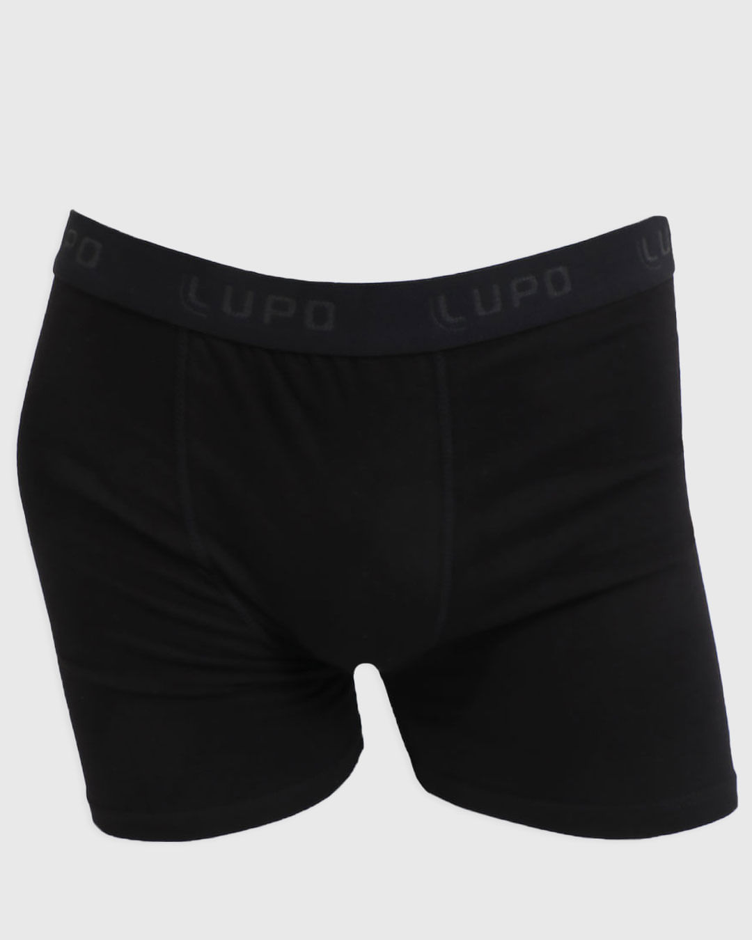 Cueca 615_002 Boxer Algodao Adulto - Preto