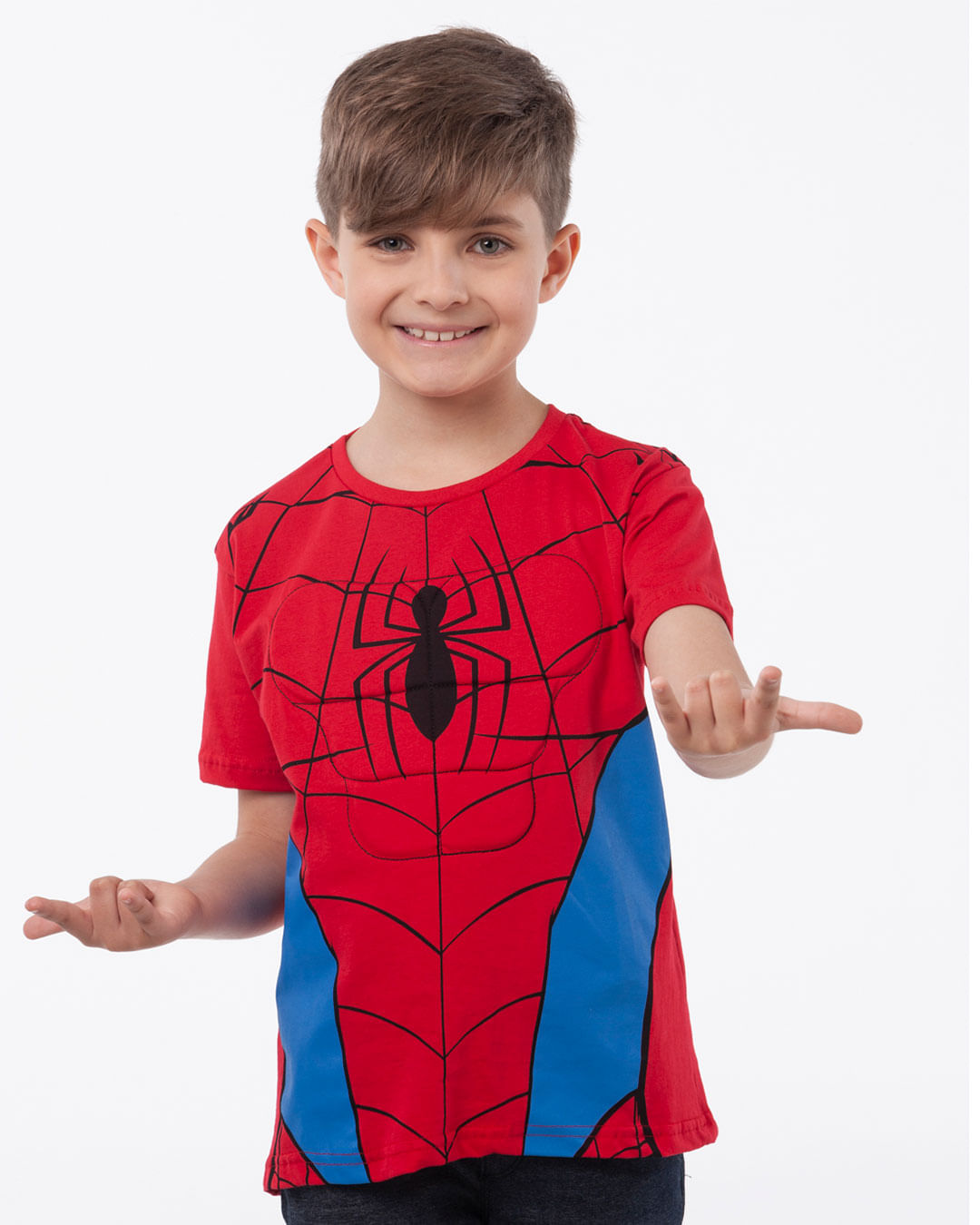 Conjunto Infantil Músculos Homem Aranha Marvel