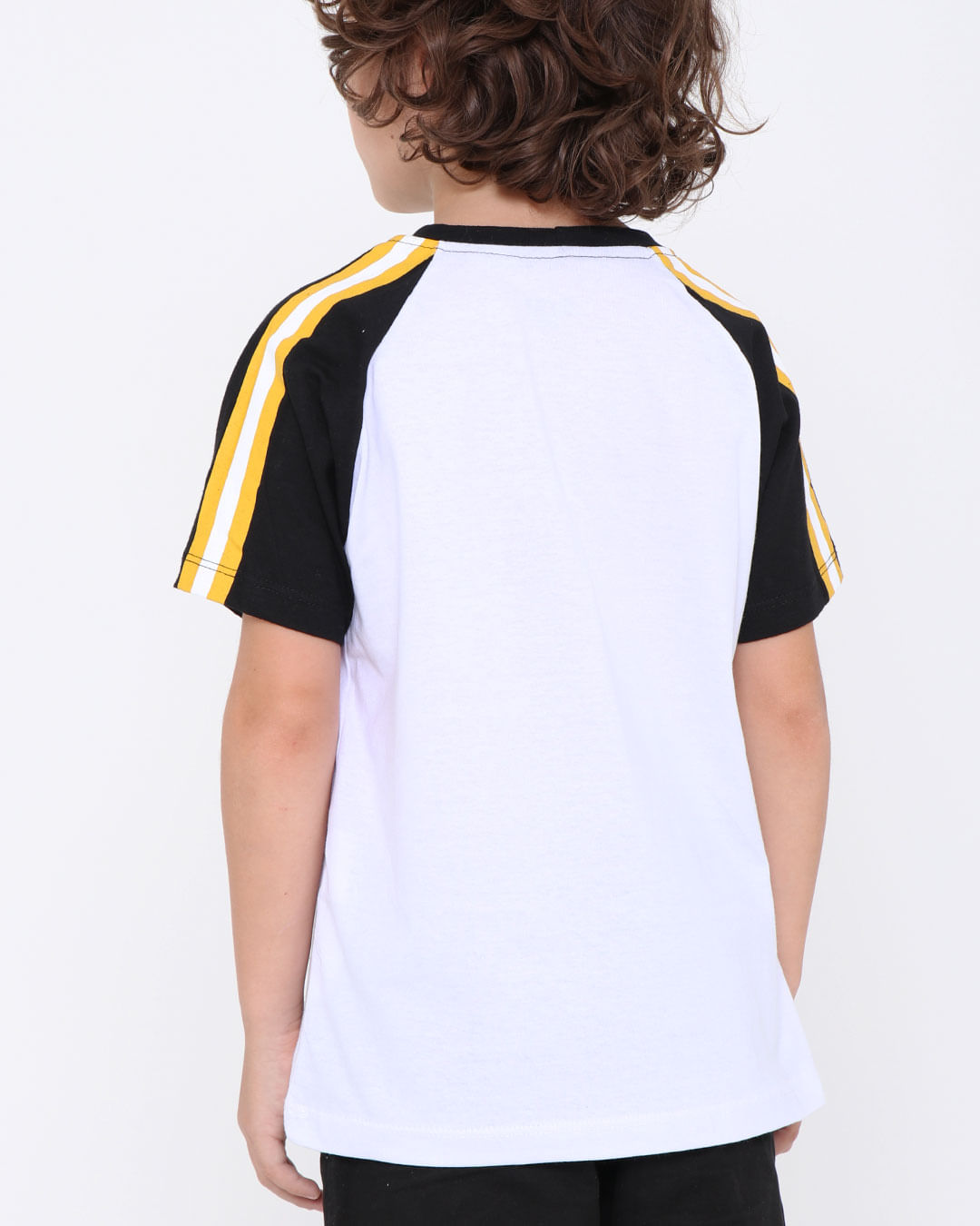 Camiseta Infantil Raglan Branca Roar (2)