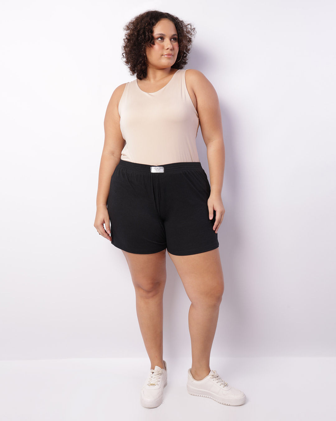 Bermudas femininas shops plus size baratas