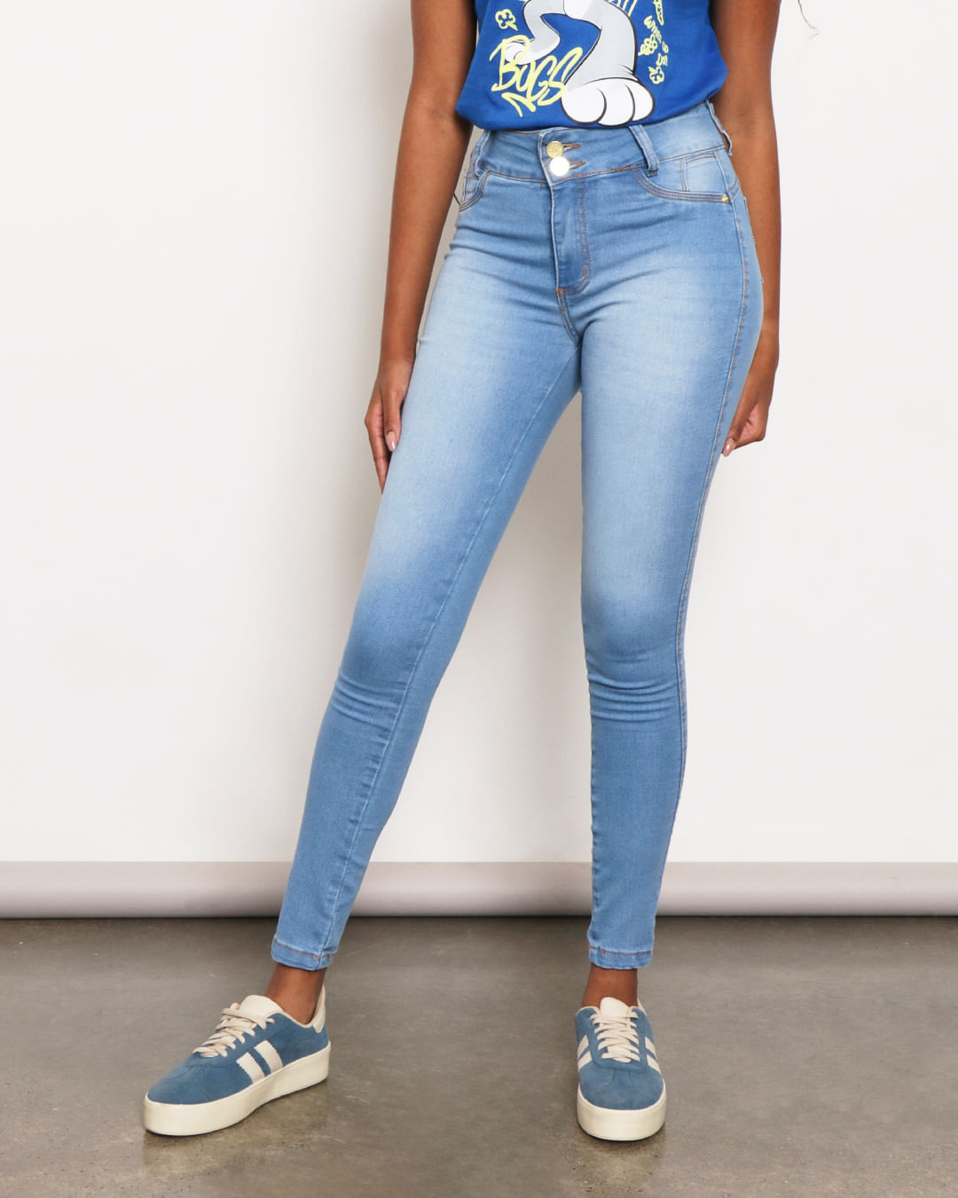 Calca 5065 Jeans Clarup Fem Ad - Blue Jeans Claro