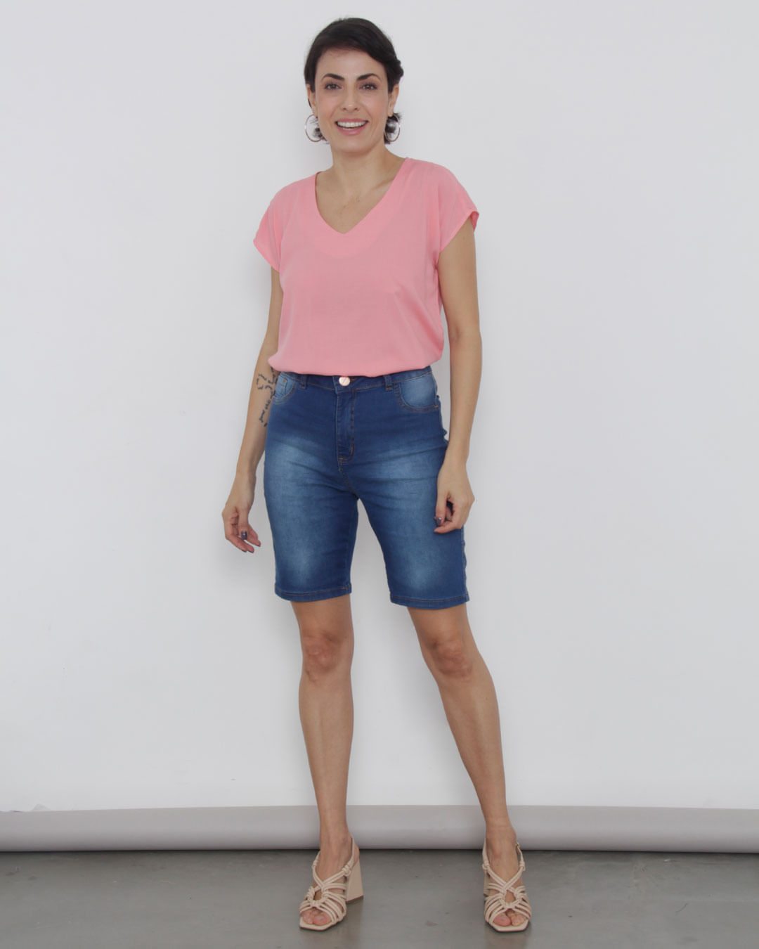 Bermuda 4251 Jeans Clara  Femad - Blue Jeans Claro