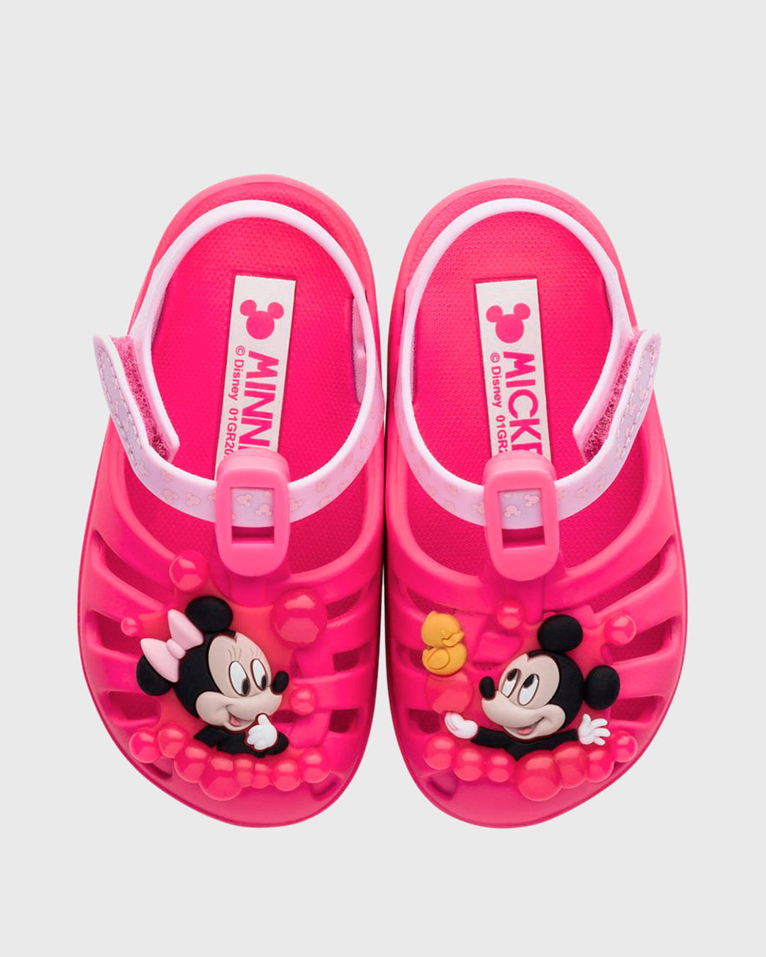 Sandália bebê Minnie Grendene Kids Rosa