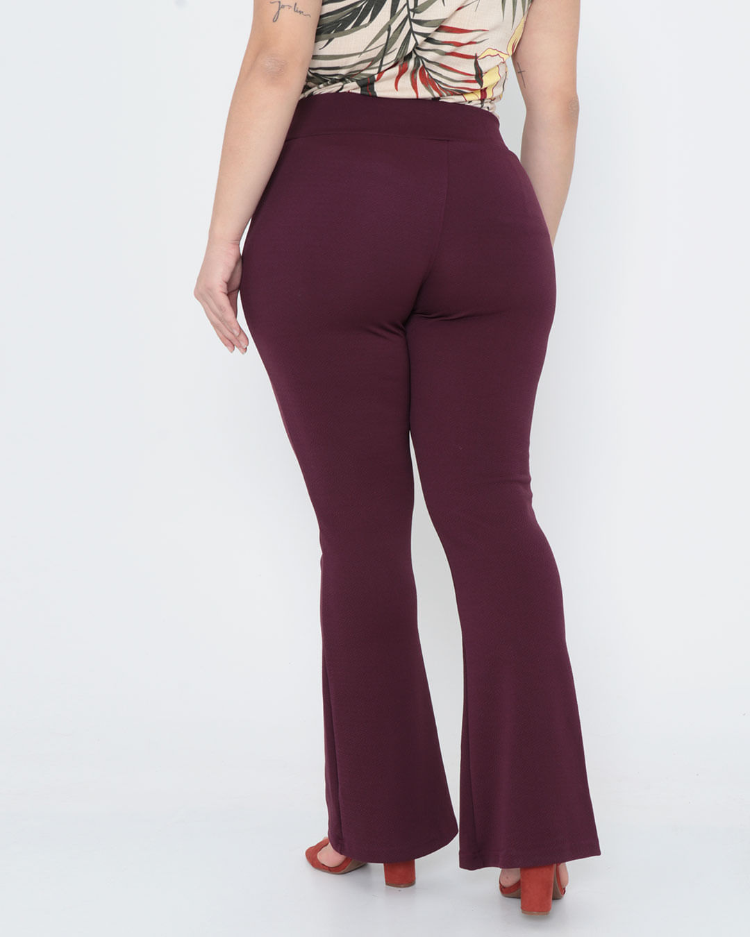 Crepe CalÃ§a Flare Tecido CalÃ§a Flare Tecido Montaria Calça Flare