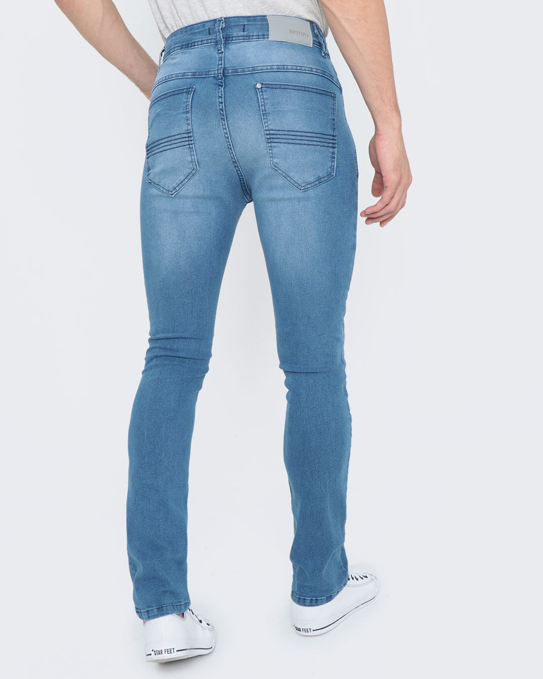 Calça masculina slim Biotipo Jeans azul Lojas Torra Lojas Torra