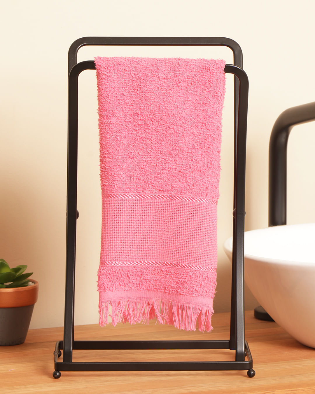 Toalha Social 22x39 - Rosa Medio