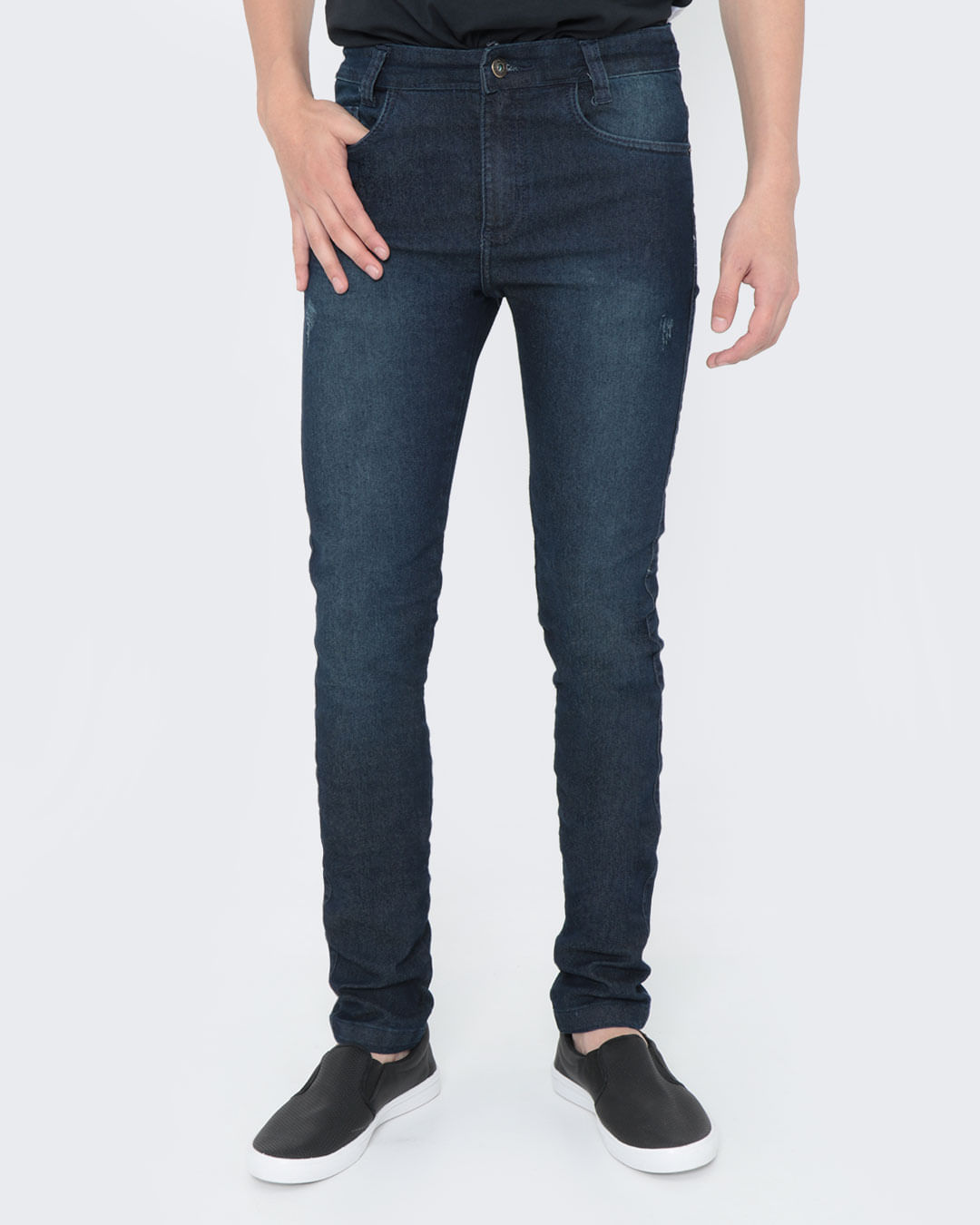 Calça Jeans Juvenil Azul Marinho