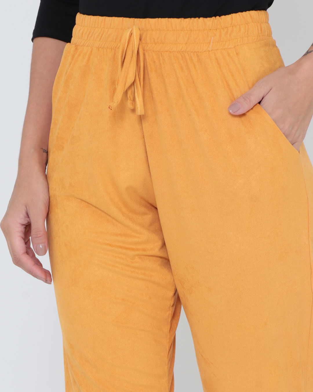 Com Mostarda CalÃ§a Cor Mostarda Feminina Jogger Feminina CalÃ§a