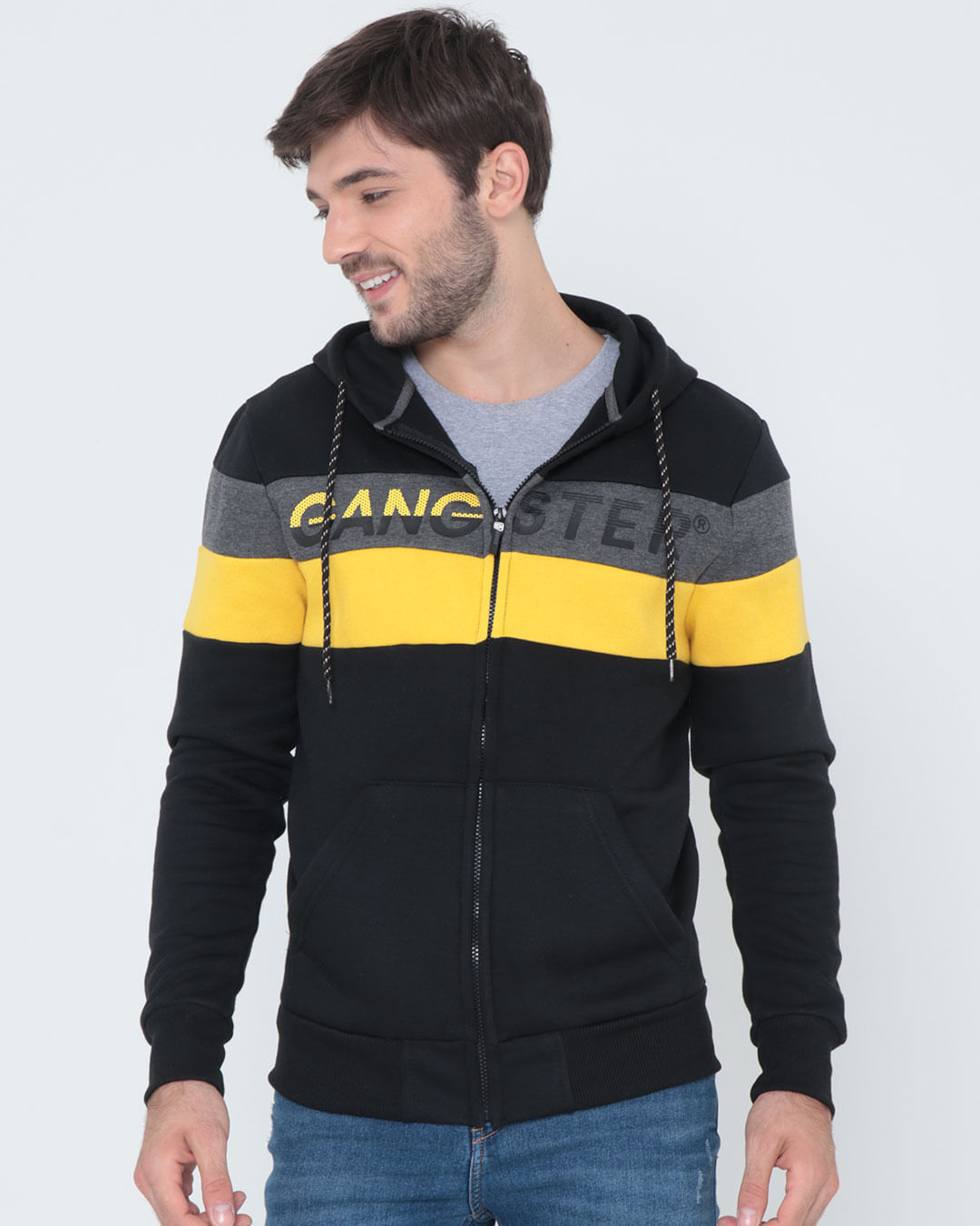 Jeans Moletom Gangster Calça Moletom Gangster Plus Size Masculina - Main Image