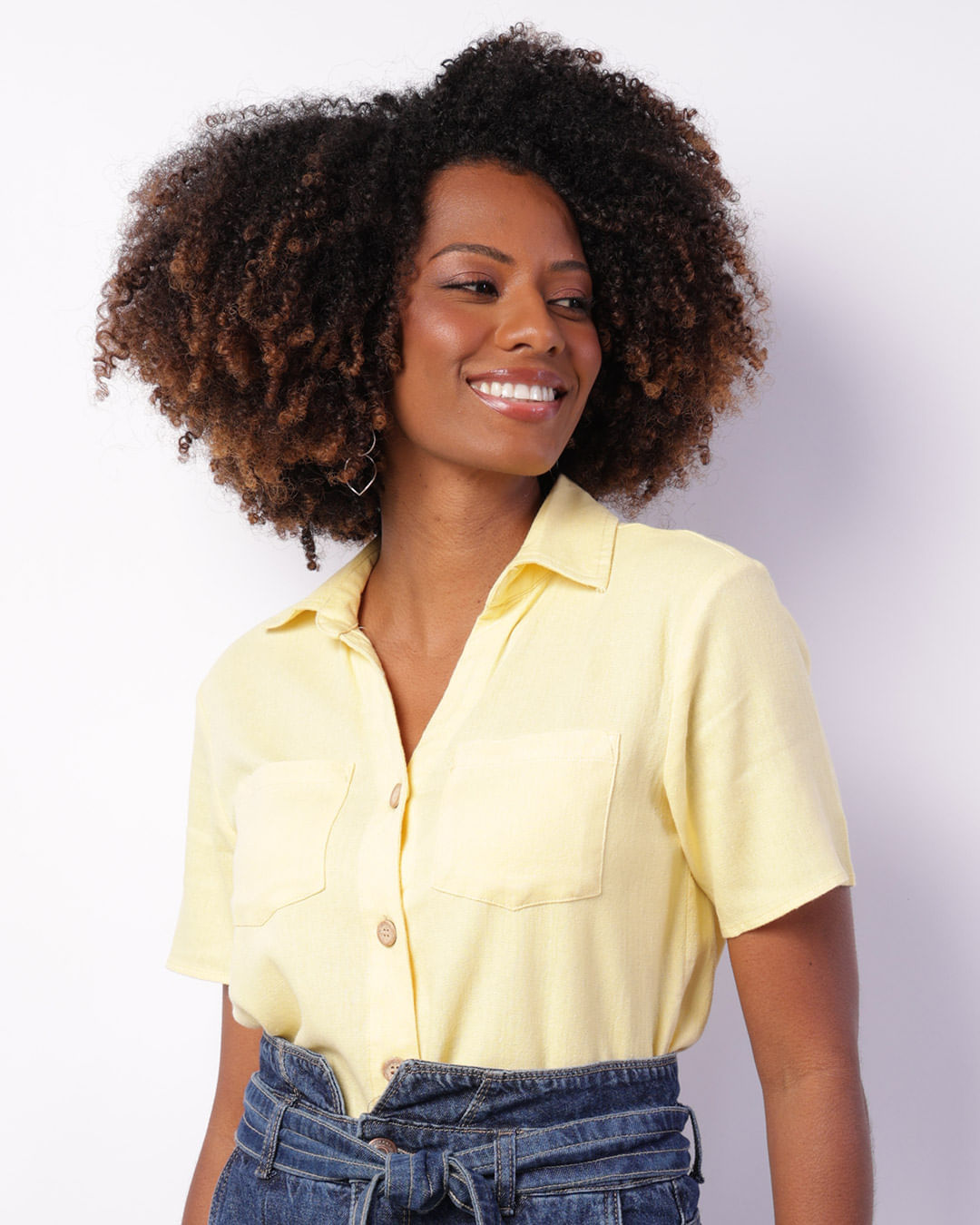 Blusas Femininas Blusa De Seda Estampada Manga Curta Camisa Social