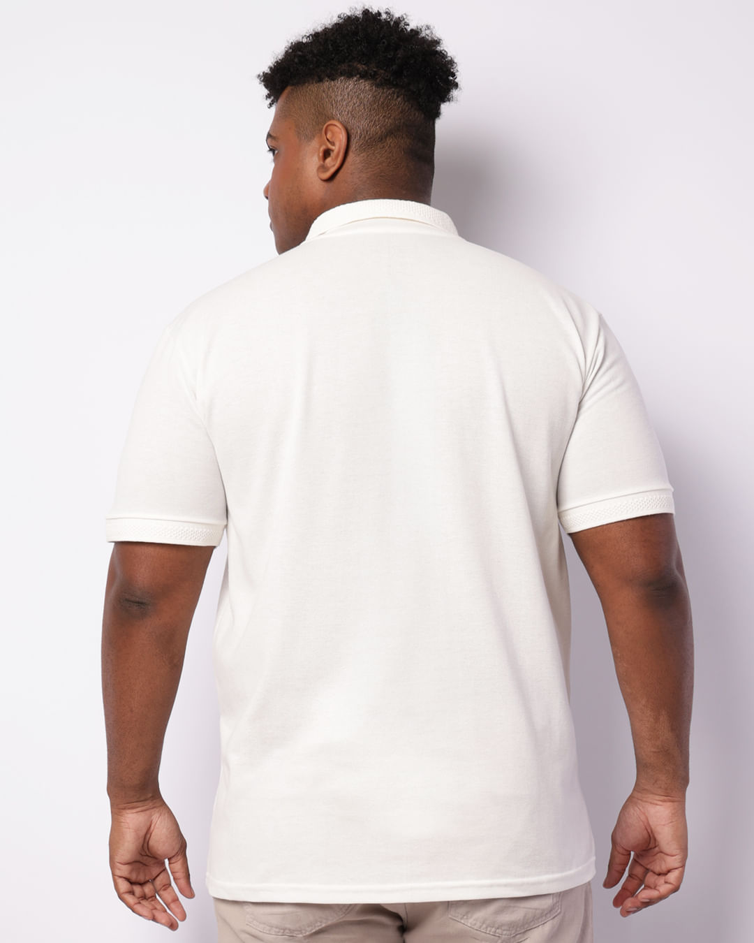 トップス papier Polo tee/white Viper Zip Polo in White – Disturb Industries
