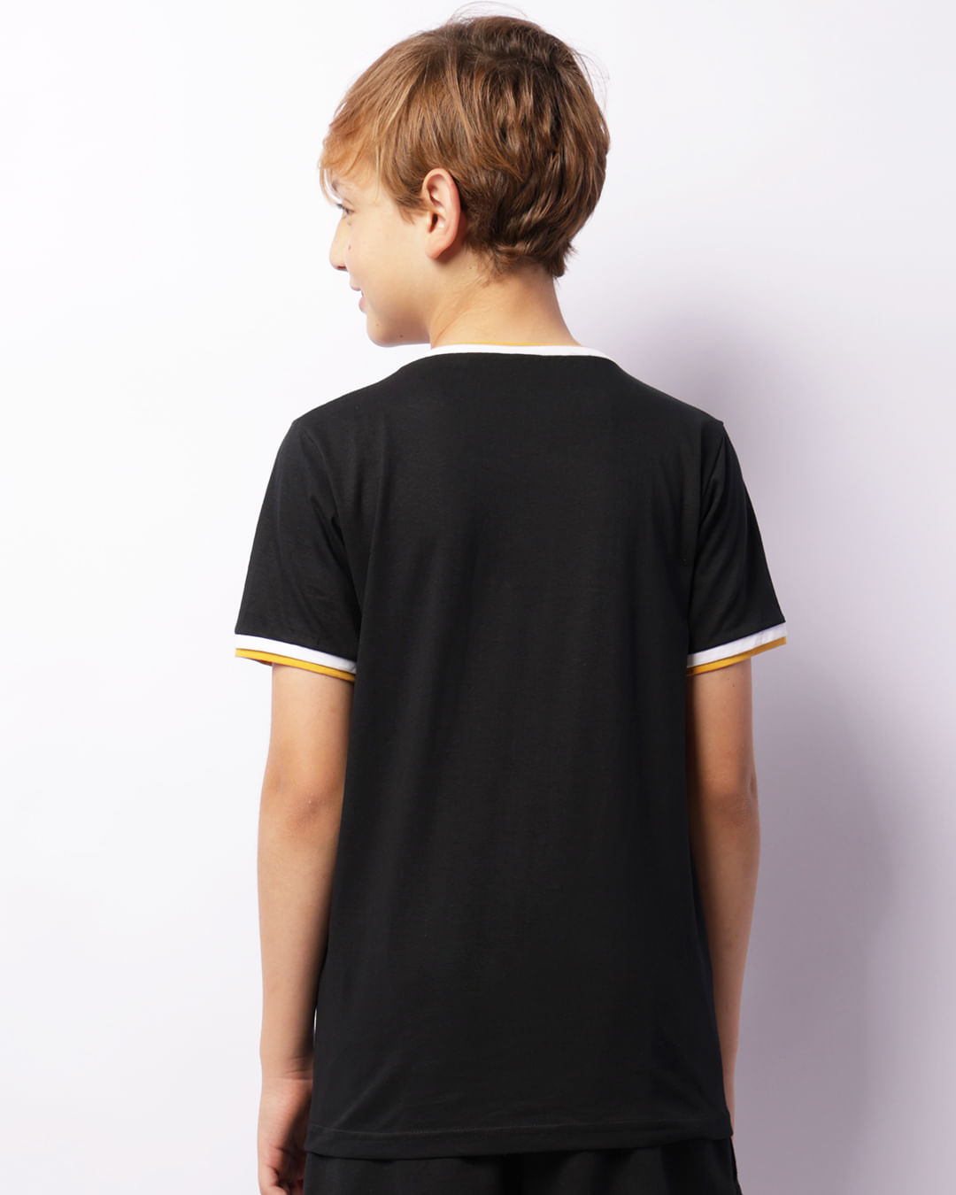 Camiseta Juvenil Manga Curta Basquete Athletic 74 Preta