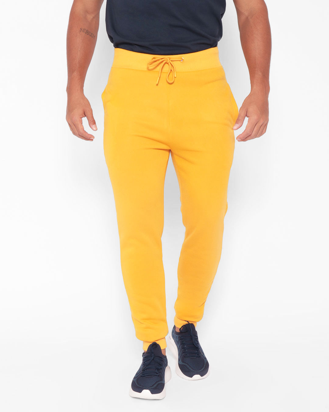 Roupa Masculina CalÃ§a Cor Mostarda Masculina Calça Jogger