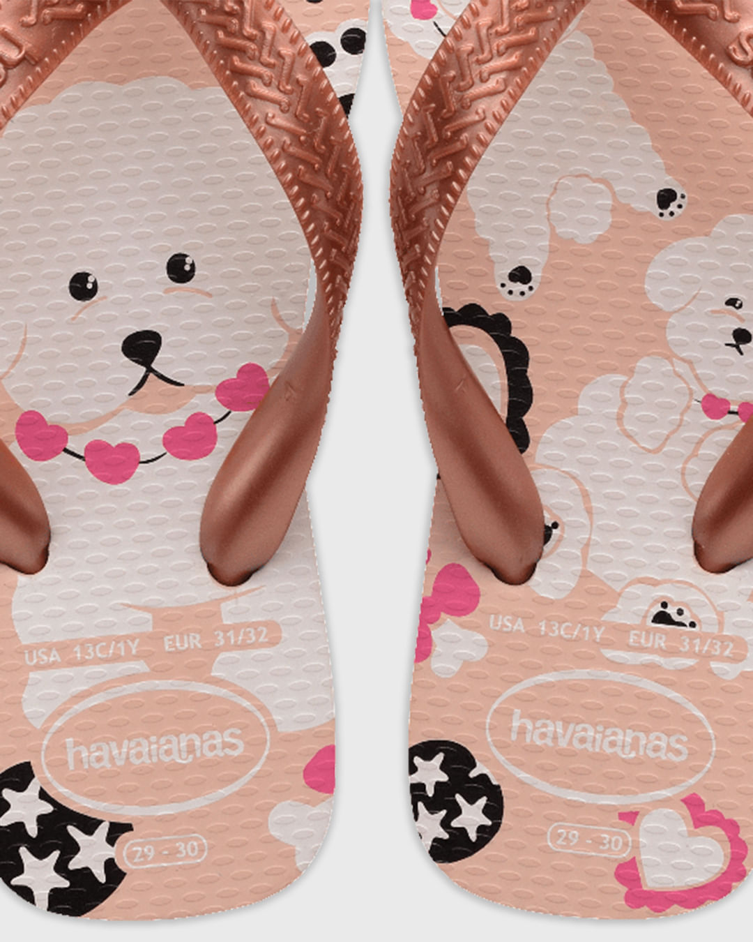 Chinelo Havaianas Infantil Top Pets Rosa