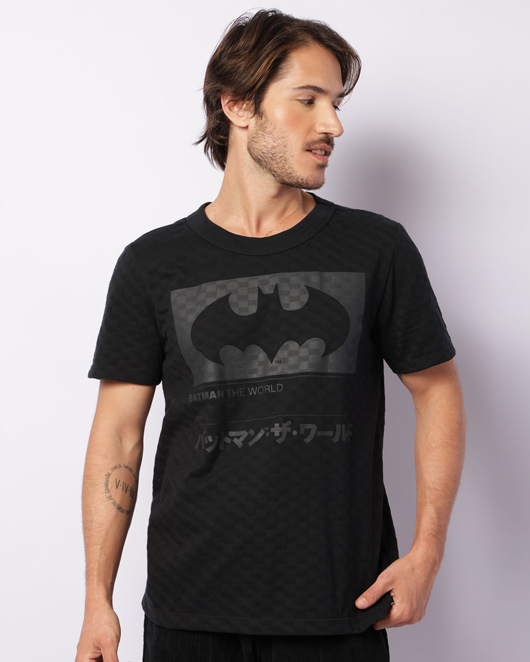 Camiseta Masculina Batman Camisa Fantasia Masculina Camiseta
