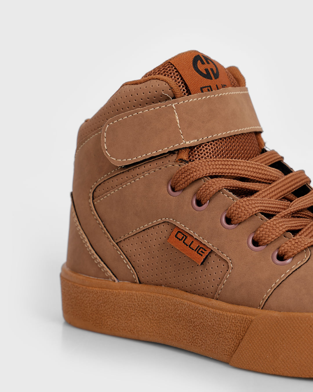 Tênis Infantil Cano Alto Olympic Ollie Marrom