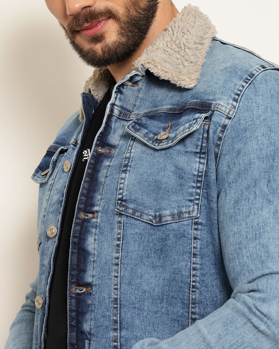 Jaquetinha Jeans Jaqueta Jeans Com Pelinhos Jaqueta Jeans Feminina