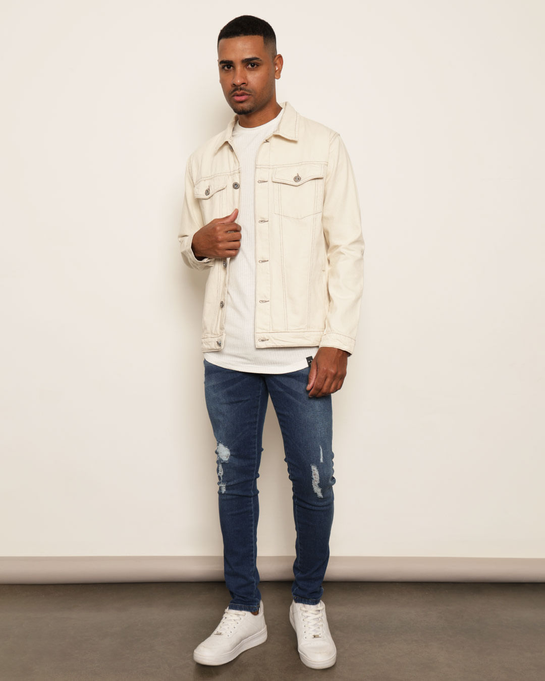 Tenis Roupas Com Jaqueta Jeans Jaqueta Jeans Com Pelinho Masculino