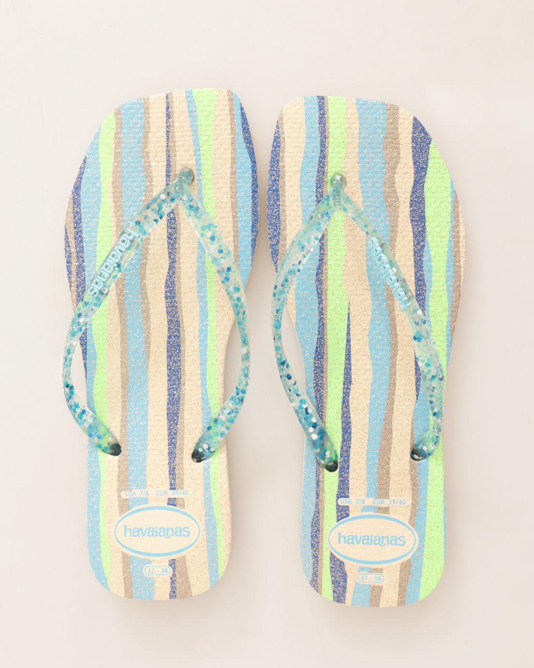 Slim Square Chinelo Havaianas Azul Feminino Chinelo Havaianas - Main Image