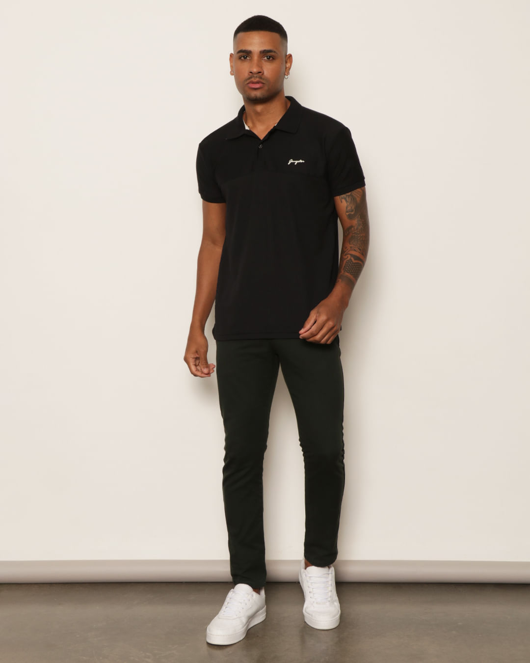 Camisa Social Preta E Calça Preta Blusa Social Masculina Branca