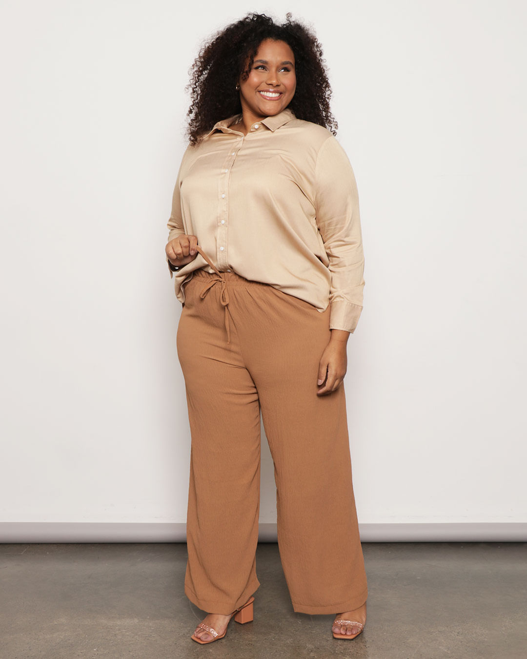 Plus Size Camisa Branca Feminina Com CalÃ§a Jeans Camisa Plus Size