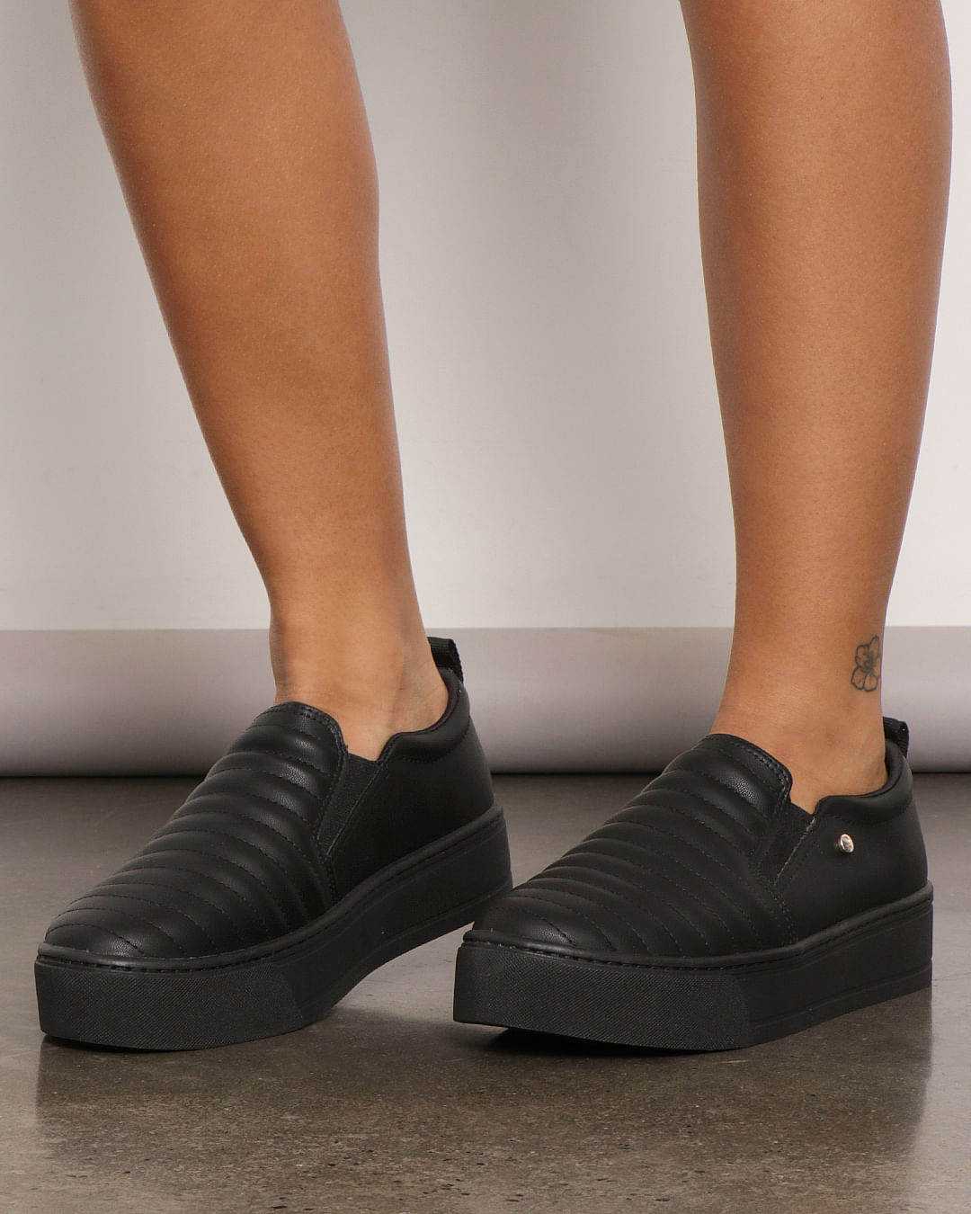 Tênis Feminino Ramarim Slip On Ramarim Preto Tênis Feminino
