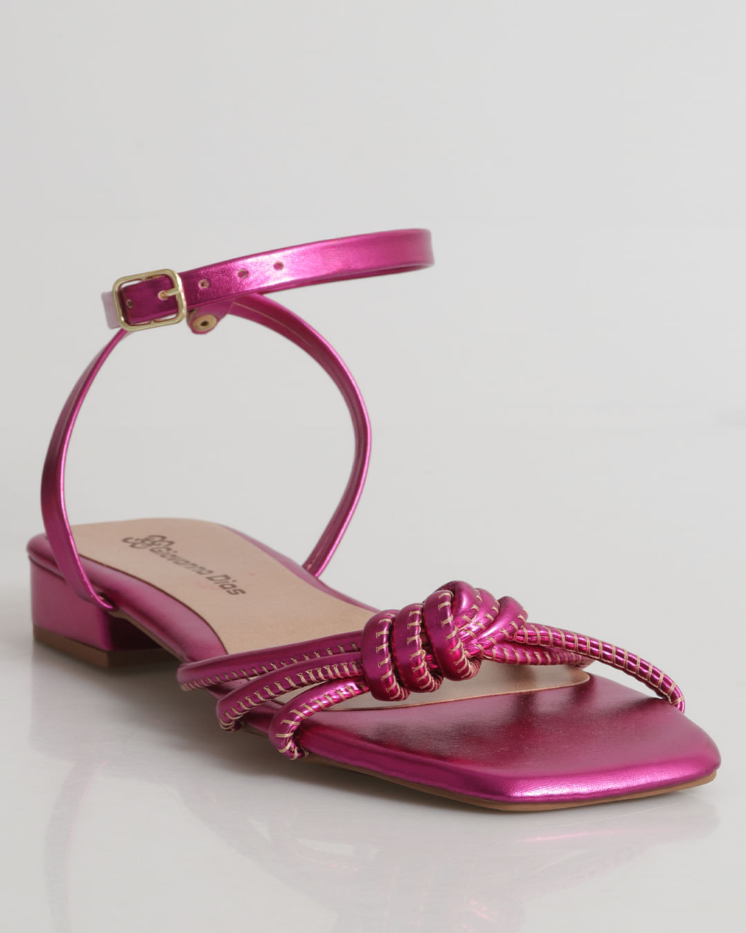 Sandália Feminina Sandalia Baixa Rose Sandália Rasteira