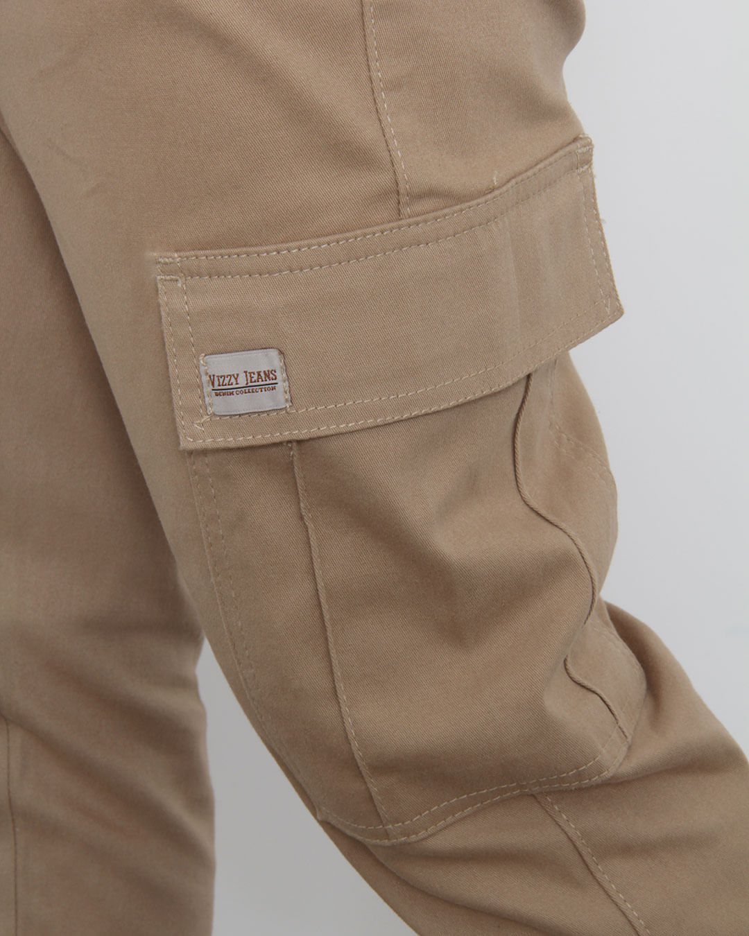 Calça Cargo CalÃ§a Jeans Masculina Bege Calça Masculina Cargo Bege