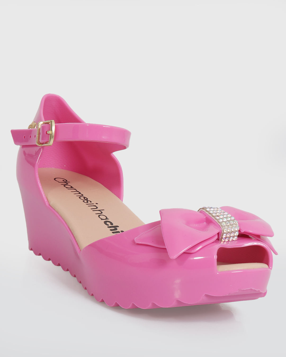 Salto Baixo Sapatilha Infantil Com Saltinho Sapato Infantil Salto - Main Image