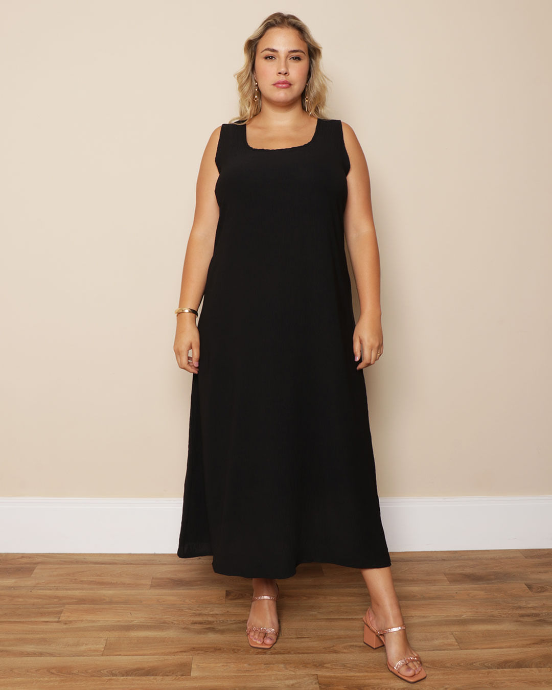 Plus Size Vestido Malha Basico Vestido Feminino Plus Size Gordinha