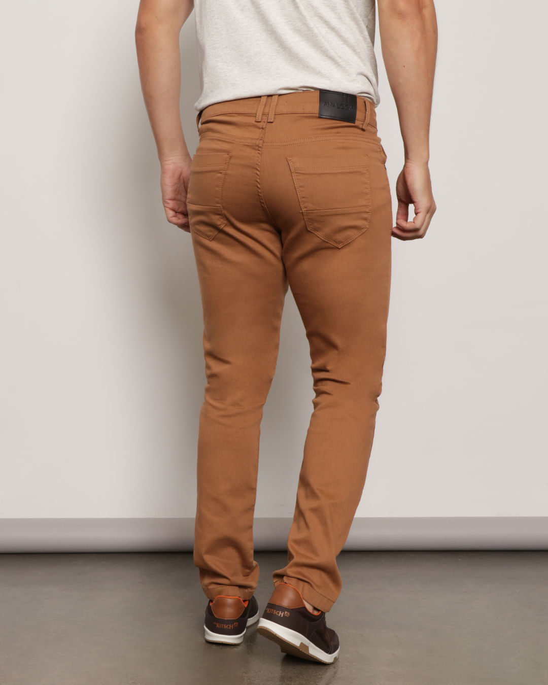 Calça Marrom CalÃ§a Cirre Caramelo Calça Cirre Paola Flare Marrom