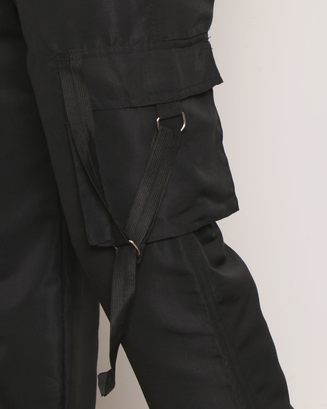 Calça Masculina Jogger Bolso Cargo Preta