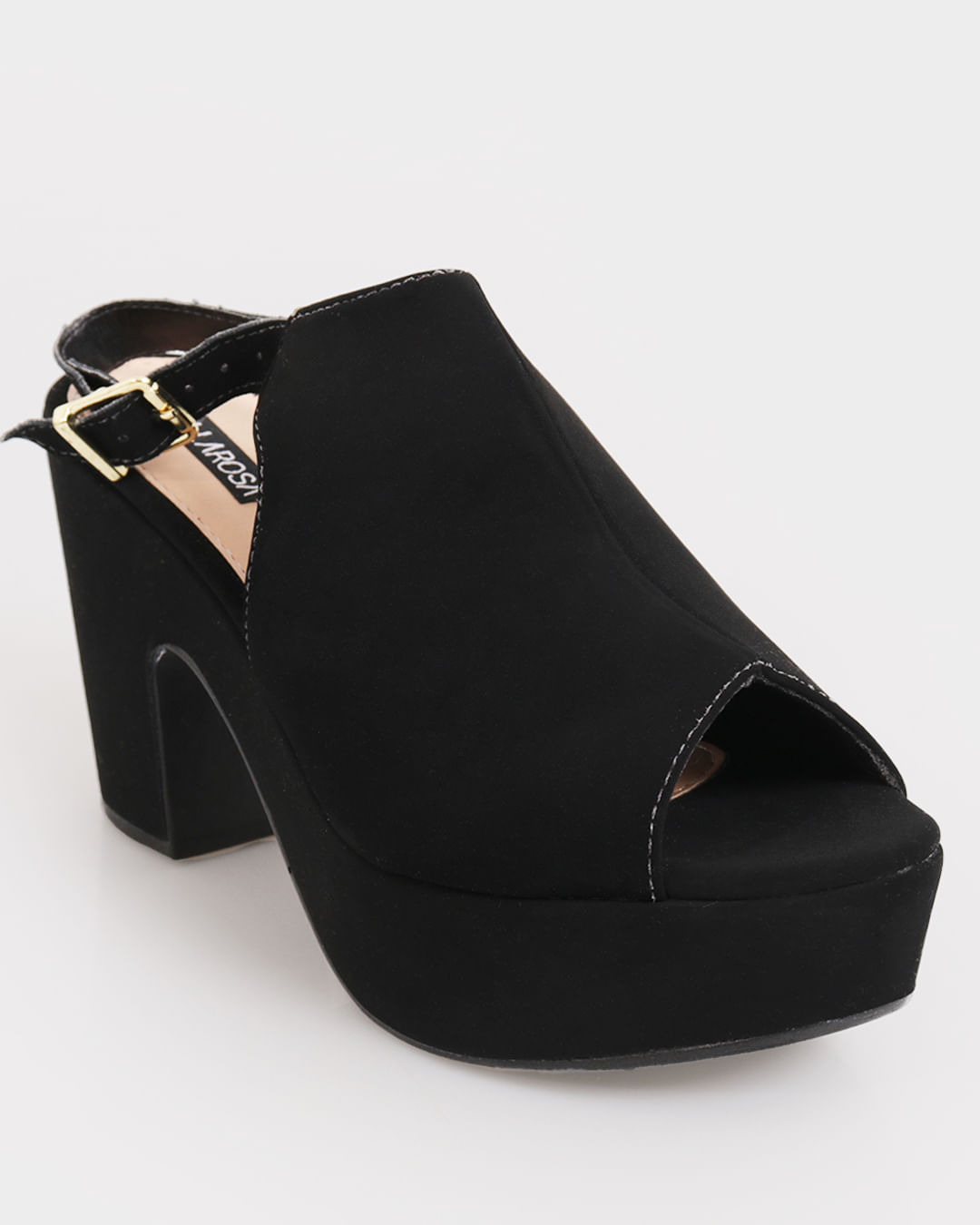 Salto Grosso Bota Via Scarpa Salto Meia Sandalia Salto Grosso Via