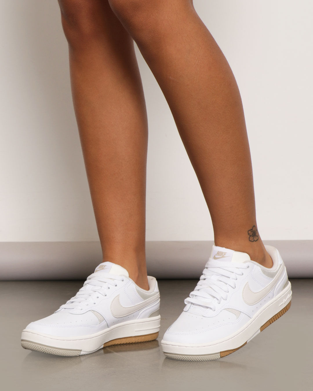 Nike Air Force Tenis Nike Feminino De Couro Branco Tênis Feminino