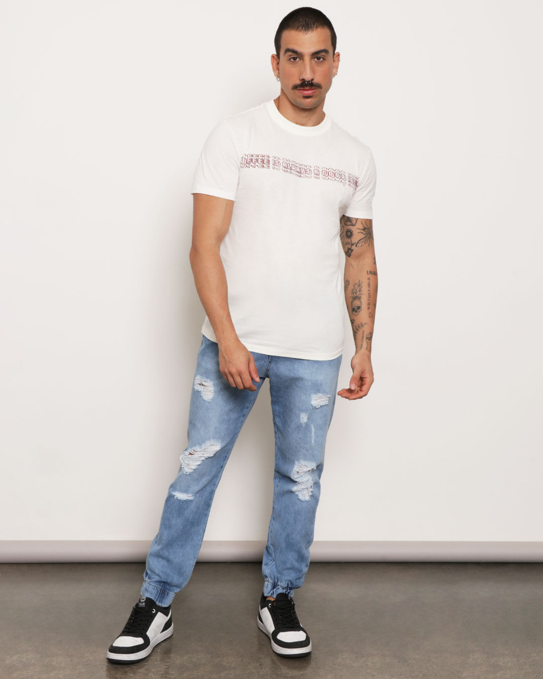 Tênis Masculino Tenis Com CalÃ§a Jeans Calça Jogger Masculina